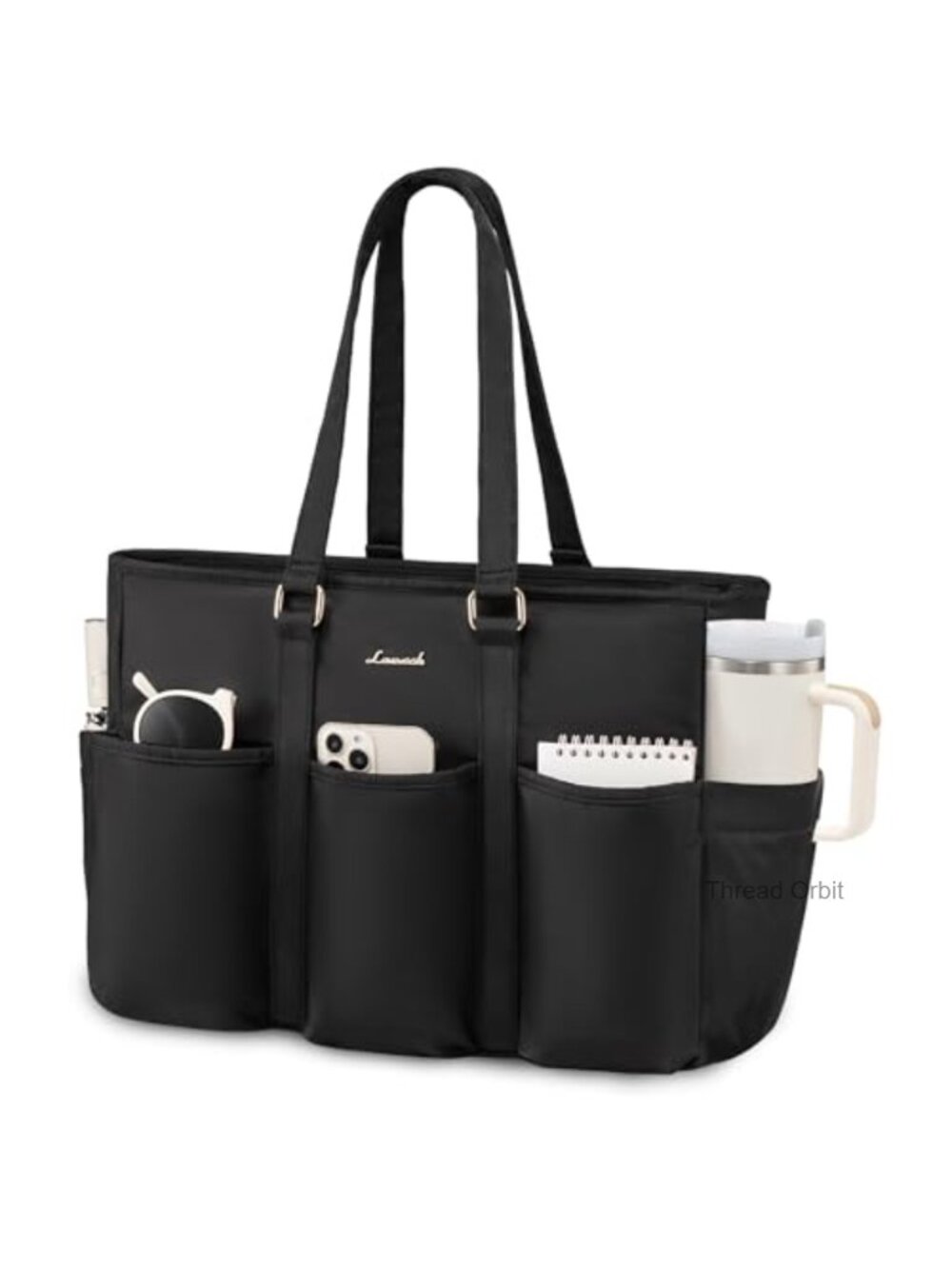 Large Laptop Tote Bag for Work Travel with Trolley Sleeve